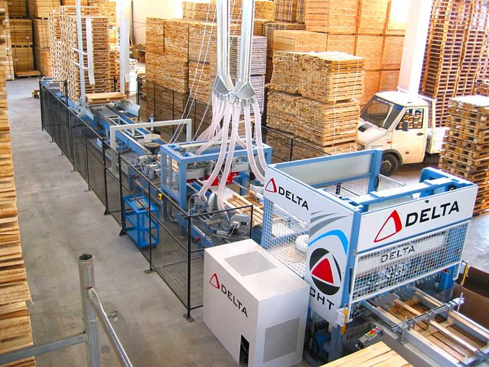 Delta Nailing Line raklapgyártó sor Delta Nailing Line raklapgyártó sor